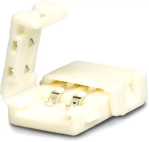 ISOLED Clip-Verbinder (max. 5A) für 2-pol. IP20 Flexstripes mit Breite 8mm, Pitch-Abstand >12mm Sichere Zahlung