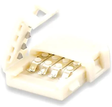 Jetzt Kaufen ISOLED Clip-Verbinder (max. 5A) für 2-pol. IP20 Flexstripes mit Breite 10mm, Pitch-Abstand >12mm