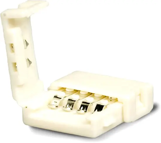 ISOLED Clip-Verbinder (max. 5A) für 4-pol. IP20 Flexstripes mit Breite 10mm, Pitch-Abstand >12mm Online Kaufen