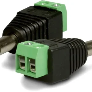 Aktuell ISOLED Rundsteckeradapter MALE 2-polig auf Klemme