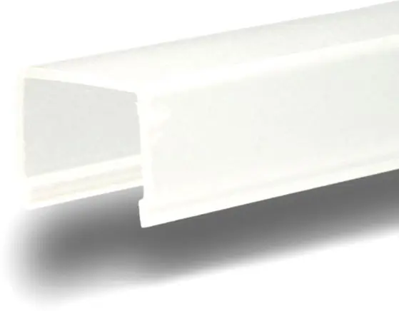 Kostenloser Rückversand ISOLED Abdeckung eckig, frosted für Profil WING, L: 2000mm
