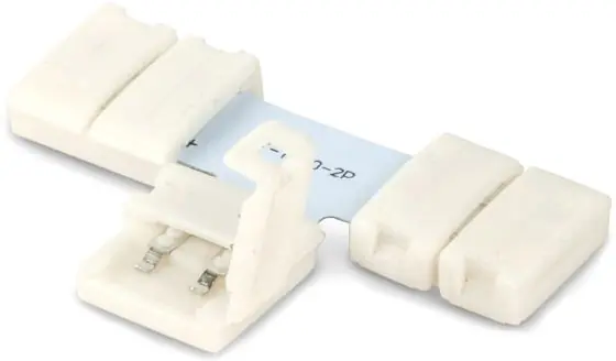 ISOLED Clip-T-Verbinder (max. 5A) für 2-pol. IP20 Flexstripes mit Breite 8mm, Pitch-Abstand Echt