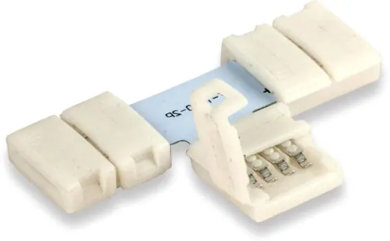 ISOLED Clip-T-Verbinder (max. 5A) für 2-pol. IP20 Flexstripes mit Breite 10mm, Pitch-Abstand Sofort Bestellen