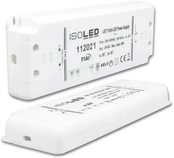 ISOLED LED Trafo 24V/DC, 0-50W, ultraflach, SELV Schnäppchen