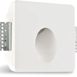 Bestpreis ISOLED Gips-Wand-Einbauleuchte, quadratisch, GU4/MR11, kleine Bauform