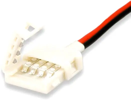 Bestpreis ISOLED Clip-Kabelanschluss (max. 5A) für 2-pol. IP20 Flexstripes mit Breite 12mm, Pitch-Abstand