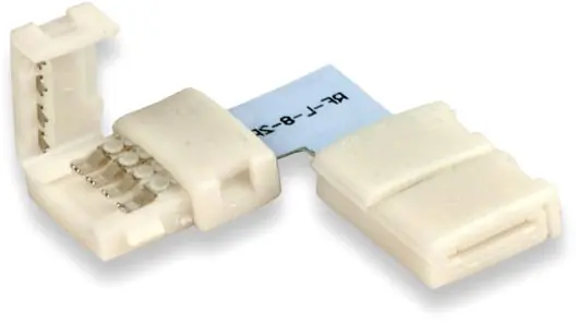 ISOLED Clip-Eck-Verbinder (max. 5A) für 2-pol. IP20 Flexstripes mit Breite 10mm, Pitch-Abstand Markenprodukt