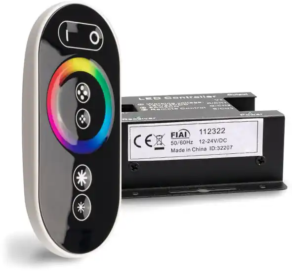 Online Kaufen ISOLED Wireless Touch RGB PWM-Controller mit Funk-Fernbedienung Flat, 12-24V DC 3x6A