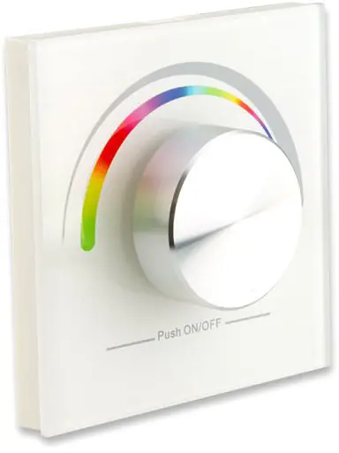 ISOLED Sys-One RGB 1 Zonen Einbau-Drehknopf-Fernbedienung mit Batterie Preiswert