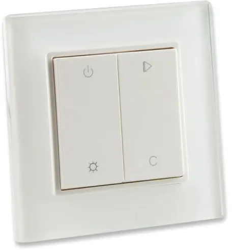 ISOLED Sys-One RGB 1 Zone Aufbau-Tast-Fernbedienung mit Batterie Must-Have
