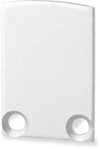 Direktkauf ISOLED Endkappe EC12 für SURF12 BORDERLESS inkl. COVER3 mit TUNNEL, Alu eloxiert