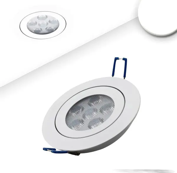 Must-Have ISOLED LED Einbaustrahler, weiß, 15W, 72°, rund, neutralweiß, dimmbar