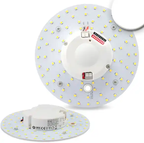 ISOLED LED Umrüstplatine 160mm, 14W, neutralweiß, mit Haltemagnet und HF-Bewegungssensor Letzte Chance