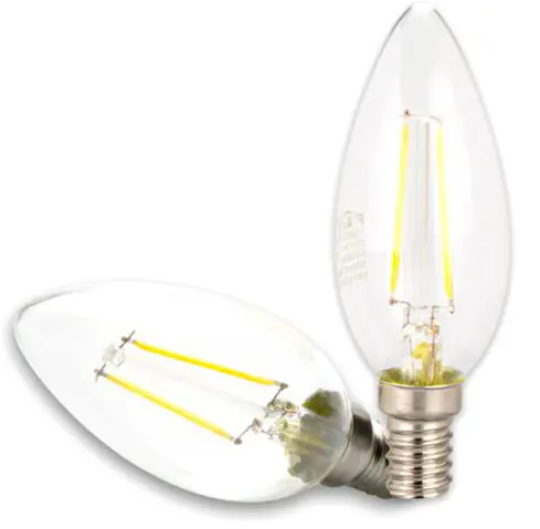 Jetzt Kaufen ISOLED E14 LED Kerze, 2W, klar, warmweiß, dimmbar