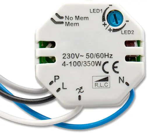 ISOLED Universal-Push Dimmer für dimmbare 230V Leuchtmittel/Trafos, 300VA Finale Aktion