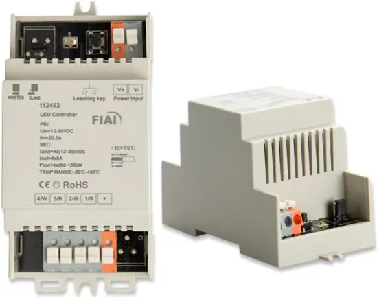 ISOLED Sys-One Hutschienen Funk PWM-Controller, 4 Kanal, 12-36V 4x5A, 48V 4x2.5A Top-Preis
