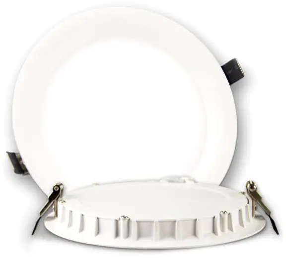 Expressversand ISOLED LED Downlight, 24W, ultraflach, ColorSwitch 2600K|3100K|4000K, dimmbar