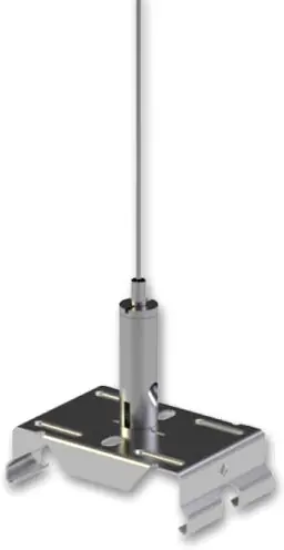 ISOLED FastFix LED Linearsystem Stahlseilabhängung 2m inkl. Montageclip Geprüft