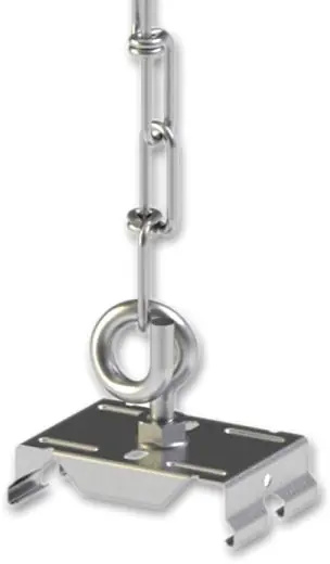 Gratis Versand ISOLED FastFix LED Linearsystem Stahlkette 2m inkl. Haken und Montageclip