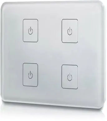 ISOLED Sys-One single color 4 Zonen Einbau-Touch-Funk-Fernbedienung, 230V AC Billig