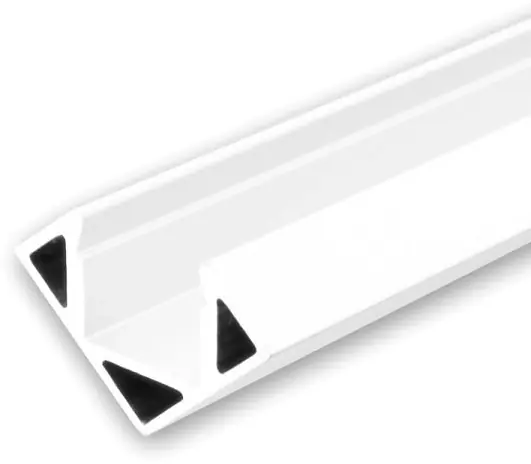 Meistverkauft ISOLED LED Eckprofil CORNER11 Aluminium pulverbeschichtet weiß RAL 9010, 200cm