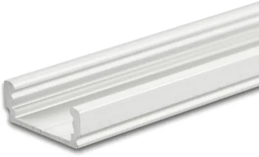 ISOLED LED Aufbauprofil SURF12 FLAT Aluminium eloxiert, 550cm Schnäppchen