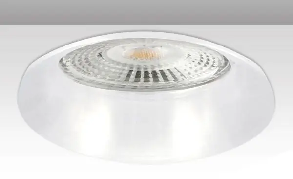 ISOLED Einbaurahmen Slim rund für GU10/MR16, Alu weiß Sonderaktion