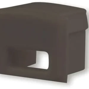 Sonderangebot ISOLED Endkappe EC5B schwarz für Profil SURF12 mit Kabeldurchführung, 1 STK
