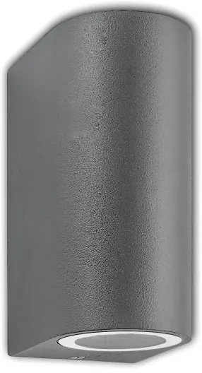 ISOLED Wandleuchte Siara Up&Down 2xGU10, IP54, anthrazit, exkl. Leuchtmittel Schnäppchen