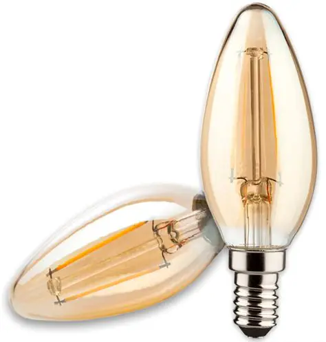 Neue Ware ISOLED E14 Vintage Line LED Kerze 4W ultrawarmweiß, dimmbar