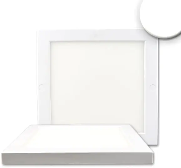 ISOLED Deckenlampe Slim 18mm, weiß, 18W, Trafo integriert, neutralweiß Kostenfreie Lieferung