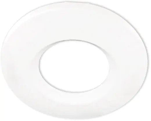 ISOLED Cover Aluminium rund/Kante weiß matt für Einbaustrahler Sys-68 Expressversand