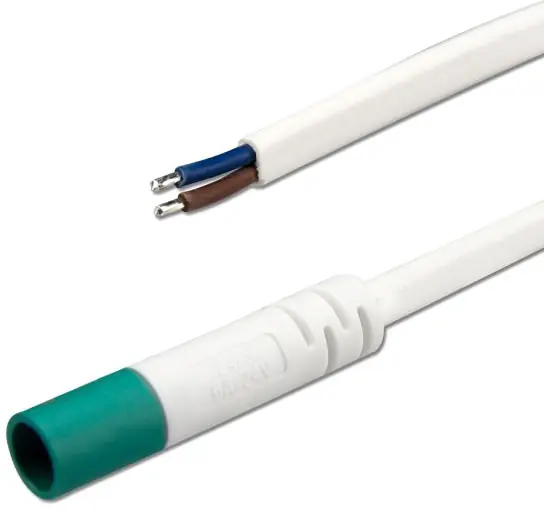 Preiswert ISOLED Mini-Plug Anschlussfassung female, 1m, 2x0.75, IP54, weiß-grün, max. 48V