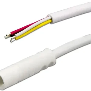 Abverkauf ISOLED Mini-Plug RGB Anschlussfassung female, 1m, 4-polig, IP42, weiß, max. 48V