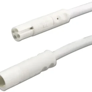 Bestpreis ISOLED Mini-Plug RGB Verlängerung male-female, 1m, 4-polig, IP54, weiß, max. 48V