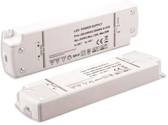 Sonderangebot ISOLED LED Trafo 24V/DC, 0-30W, dimmbar (Spannungssenke), SELV