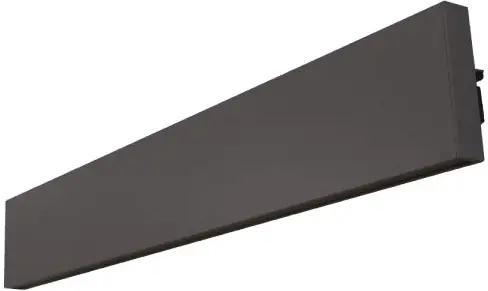 ISOLED LED Wandleuchte Linear Up+Down 600 25W, IP40, schwarz, warmweiß Garantierte Lieferung