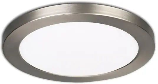 ISOLED LED Aufbau/Einbauleuchte Slim Flex, 18W, nickel gebürstet, ColorSwitch 3000K|3500K|4000K Jetzt Kaufen