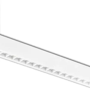 Abverkauf ISOLED LED Aufbau/Hängeleuchte Linear Raster 20W, anreihbar, weiß, ColorSwitch 3000|3500|4000K