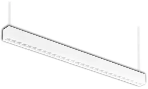 Sonderangebot ISOLED LED Aufbau/Hängeleuchte Linear Raster 40W, anreihbar, weiß, ColorSwitch 3000|3500|4000K