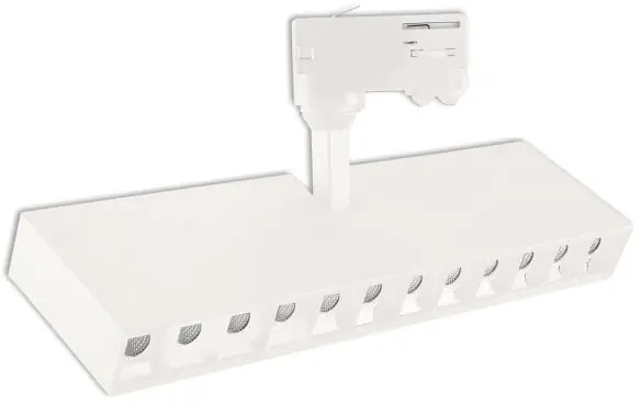 ISOLED 3-PH Raster-Schienen-Strahler, 35W, 45°, weiß matt, neutralweiß Nur Für Kurze Zeit