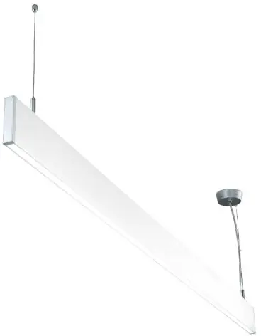 ISOLED LED Hängeleuchte Linear Up+Down 600, 25W, prismatisch, linear-verbindbar, weiß, warmweiß Expressversand
