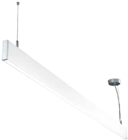 ISOLED LED Hängeleuchte Linear Up+Down 1200, 40W, prismatisch, linear-verbindbar, weiß, warmweiß Sale