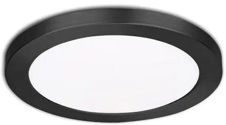 Nur Für Kurze Zeit ISOLED LED Aufbau/Einbauleuchte Slim Flex, 6W, schwarz, ColorSwitch 3000K|3500K|4000K