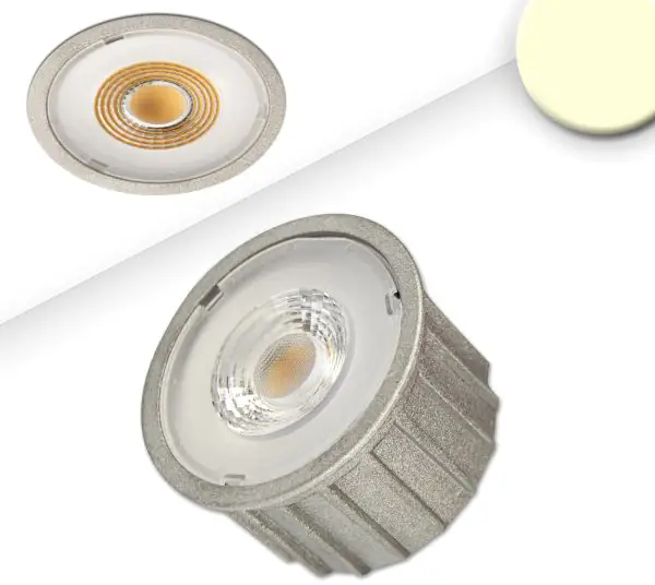 ISOLED LED Spot GU10, 5W, 38°, 3000K, externe Anschlussbox, dimmbar Neu Im Sortiment