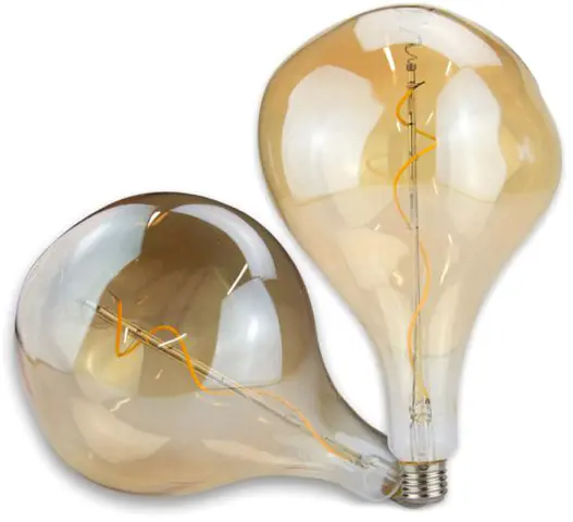 ISOLED E27 Vintage Line LED Dekobirne 165, 4W ultrawarmweiß, Glas amber, dimmbar Günstig