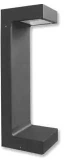 ISOLED LED Wegeleuchte Poller-1, 30cm, 7W, sandschwarz, warmweiß Sichere Zahlung