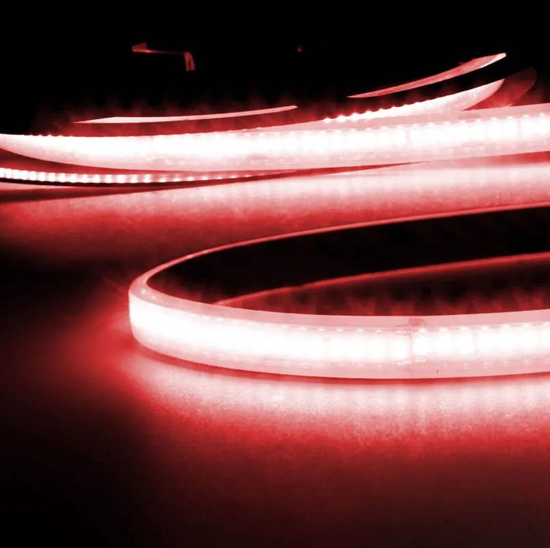 Jetzt Bestellen ISOLED LED CRI9R Linear 48V-Flexband, 8W, IP68, rot, 30 Meter