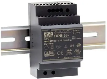 ISOLED LED Hutschienen-Trafo MW HDR-100-12, 12~13.8V/DC, 0-100W Schnäppchen