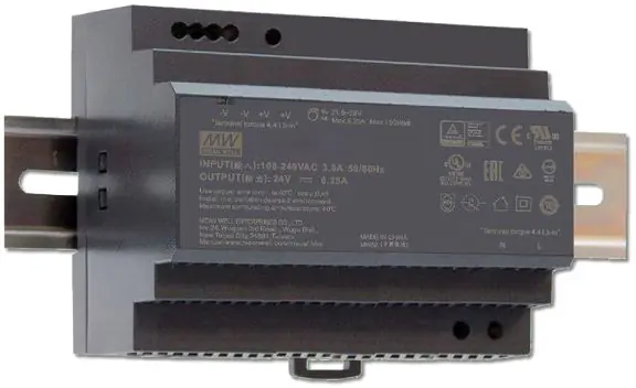 Expressversand ISOLED LED Hutschienen-Trafo MW HDR-150-48, 43.2~55.2V/DC, 0-150W, IP20